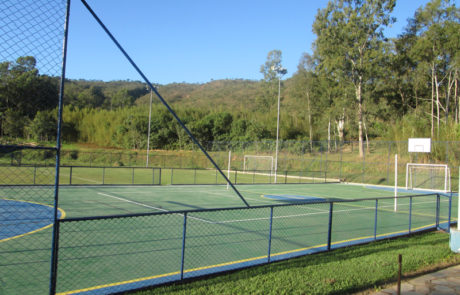 Quadras - Futebol, Vôlei e basquete